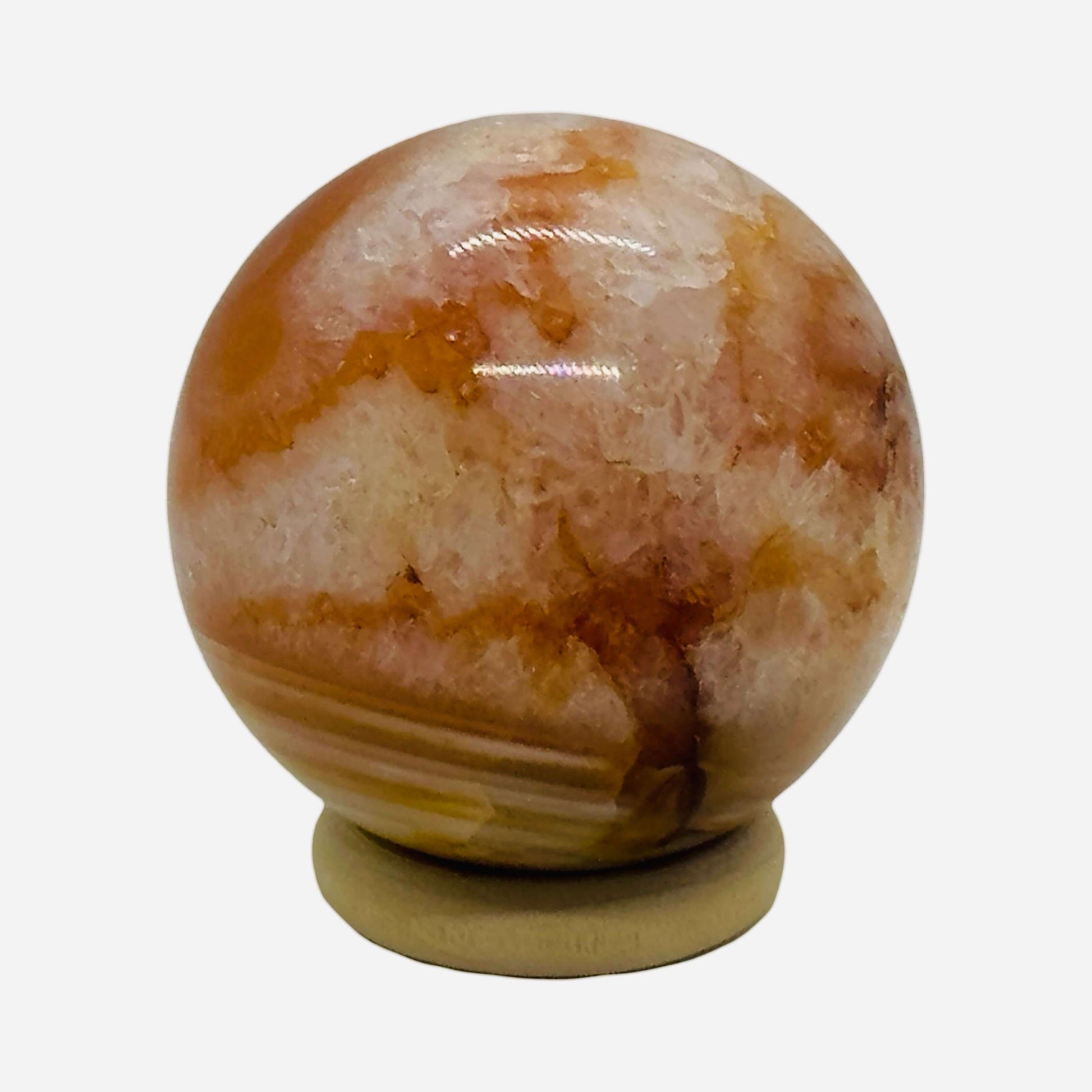 Sacred Carnelian Crystal Sphere