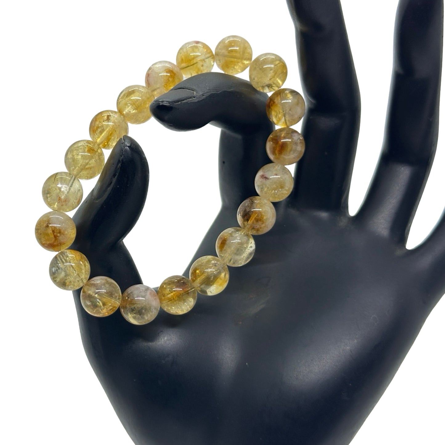 Citrine Bracelet - Golden Prosperity Beads