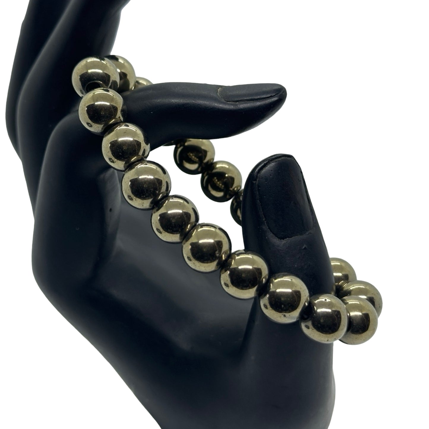 Golden Hematite Bracelet - Crystal Harmony Pendant