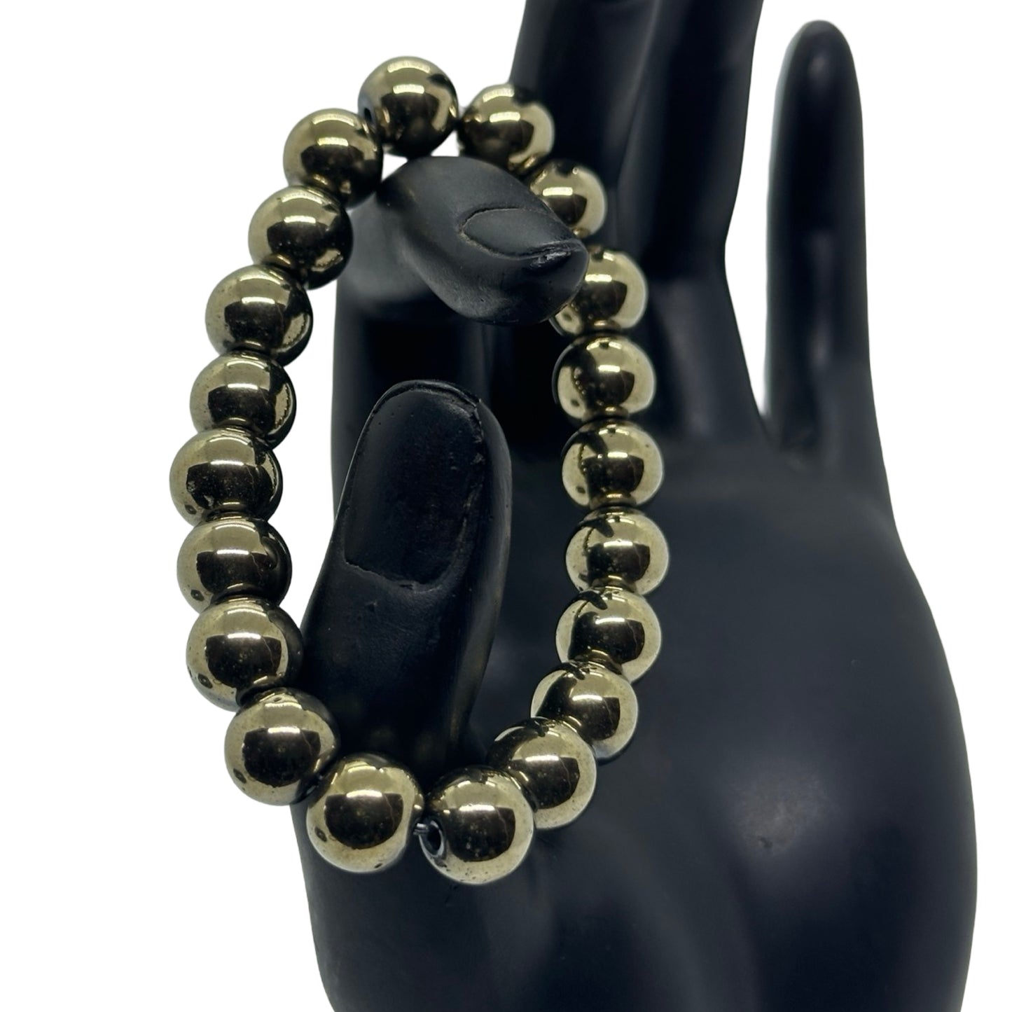 Golden Hematite Bracelet - Crystal Harmony Pendant