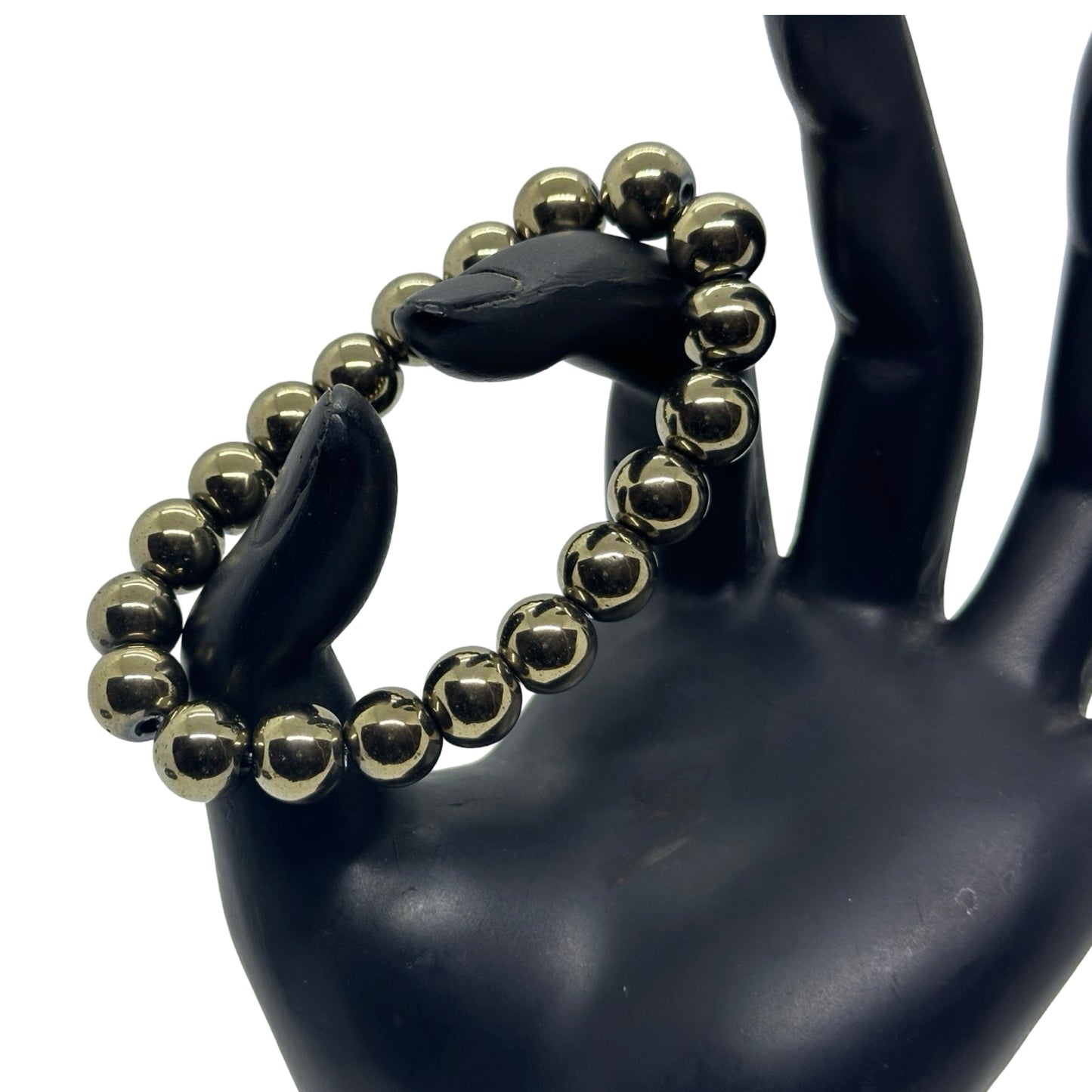 Golden Hematite Bracelet - Crystal Harmony Pendant