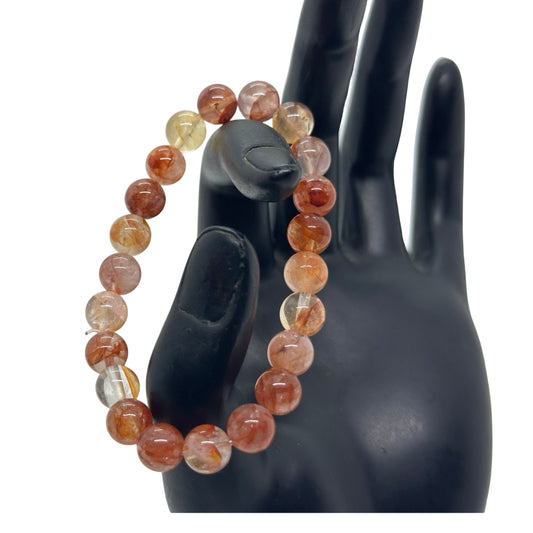 Fire Quartz - Ember Glow Quartz Bracelet