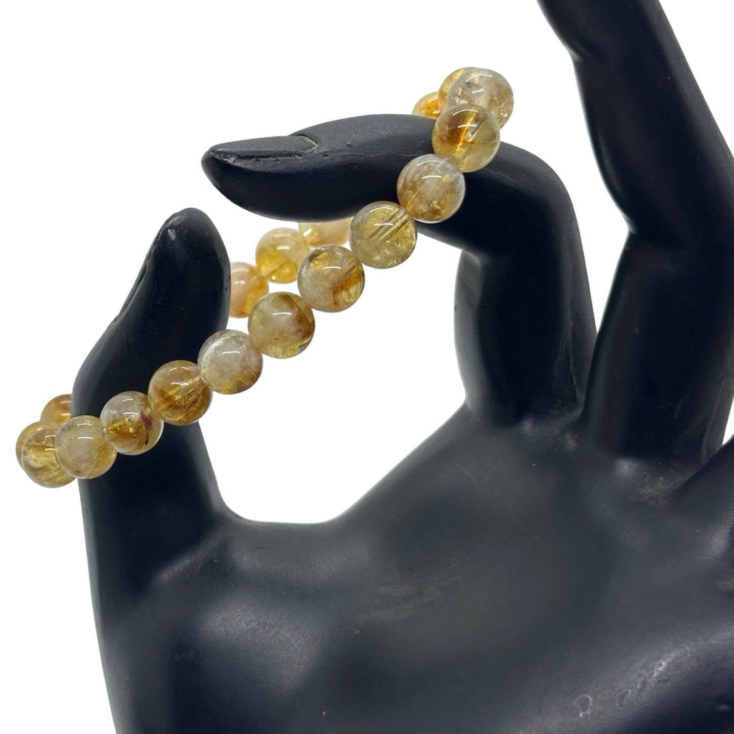 Citrine Bracelet - Golden Prosperity Beads