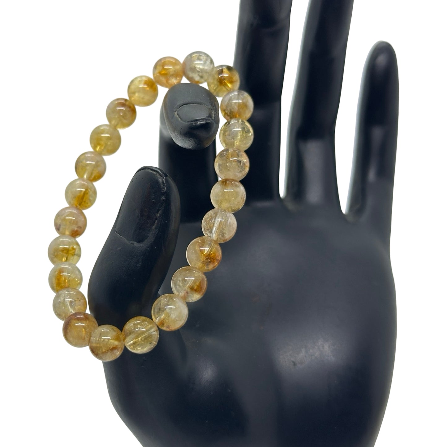 Citrine Bracelet - Golden Prosperity Beads