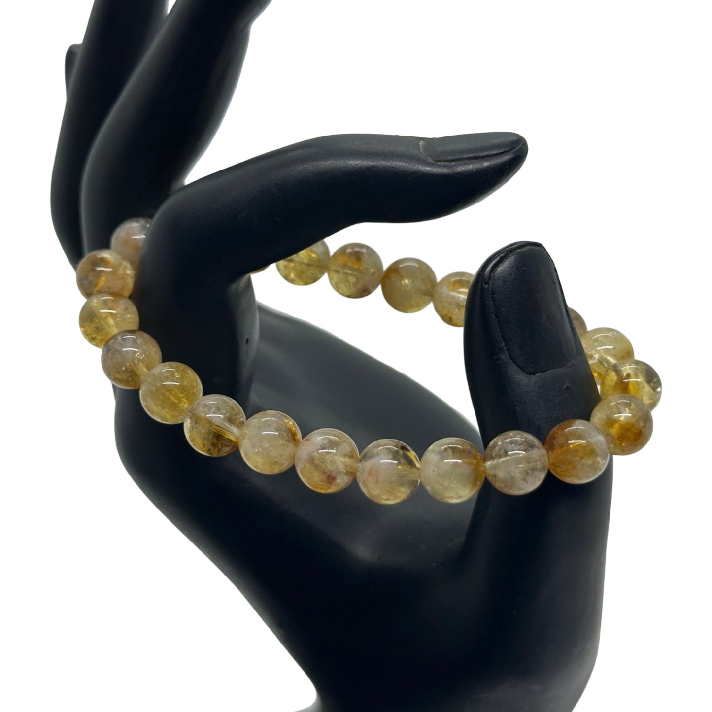 Citrine Bracelet - Golden Prosperity Beads