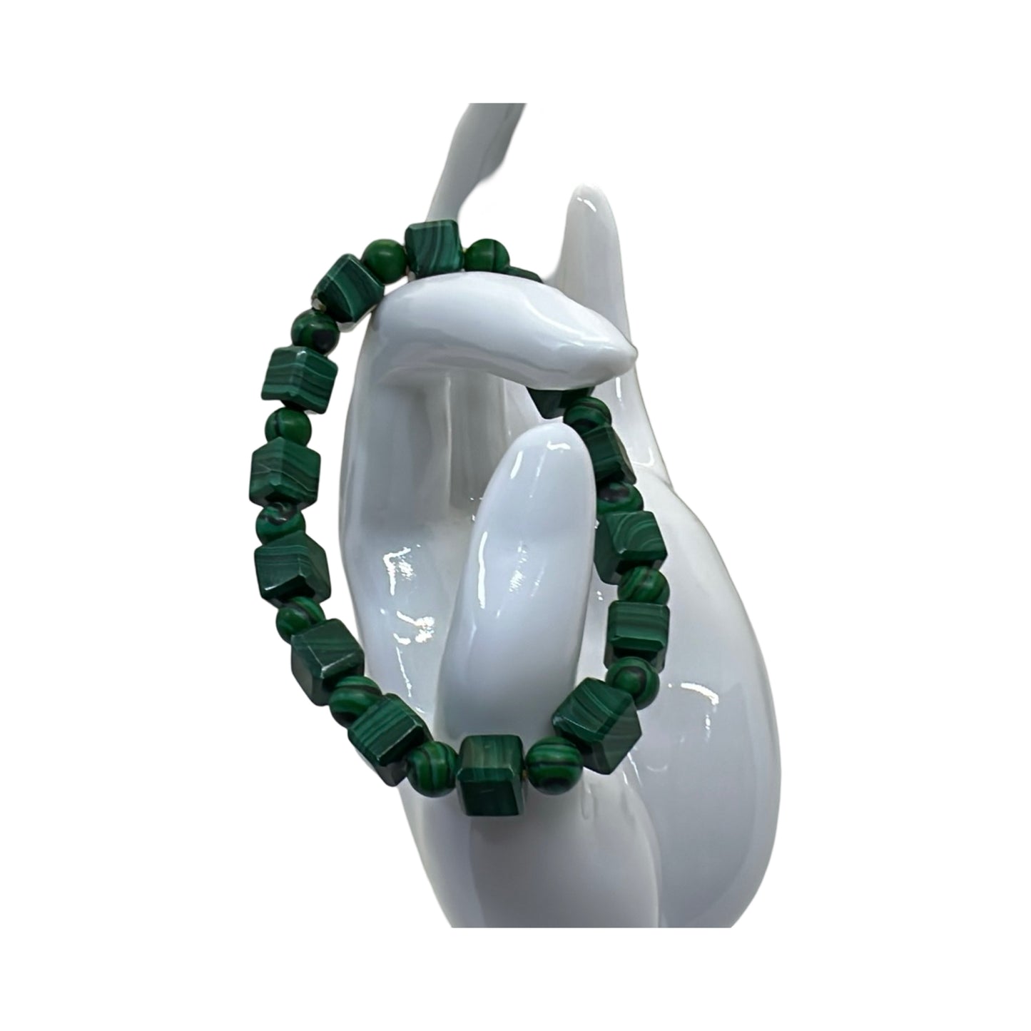 Malachite Bracelet - Emerald Aura Malachite Healing Bracelet