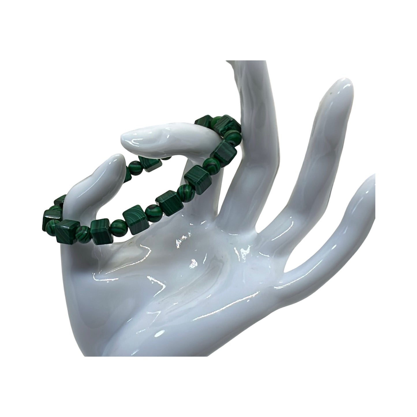 Malachite Bracelet - Emerald Aura Malachite Healing Bracelet