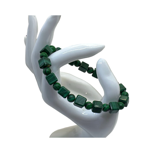 Malachite Bracelet - Emerald Aura Malachite Healing Bracelet