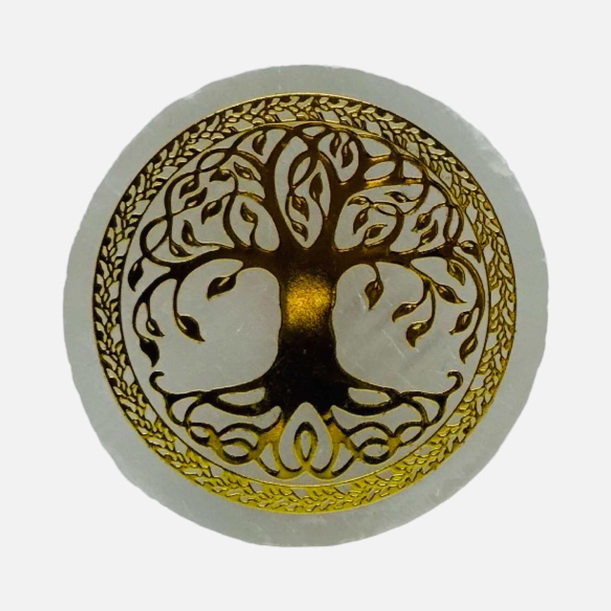 Selenite Dish Tree of life Print