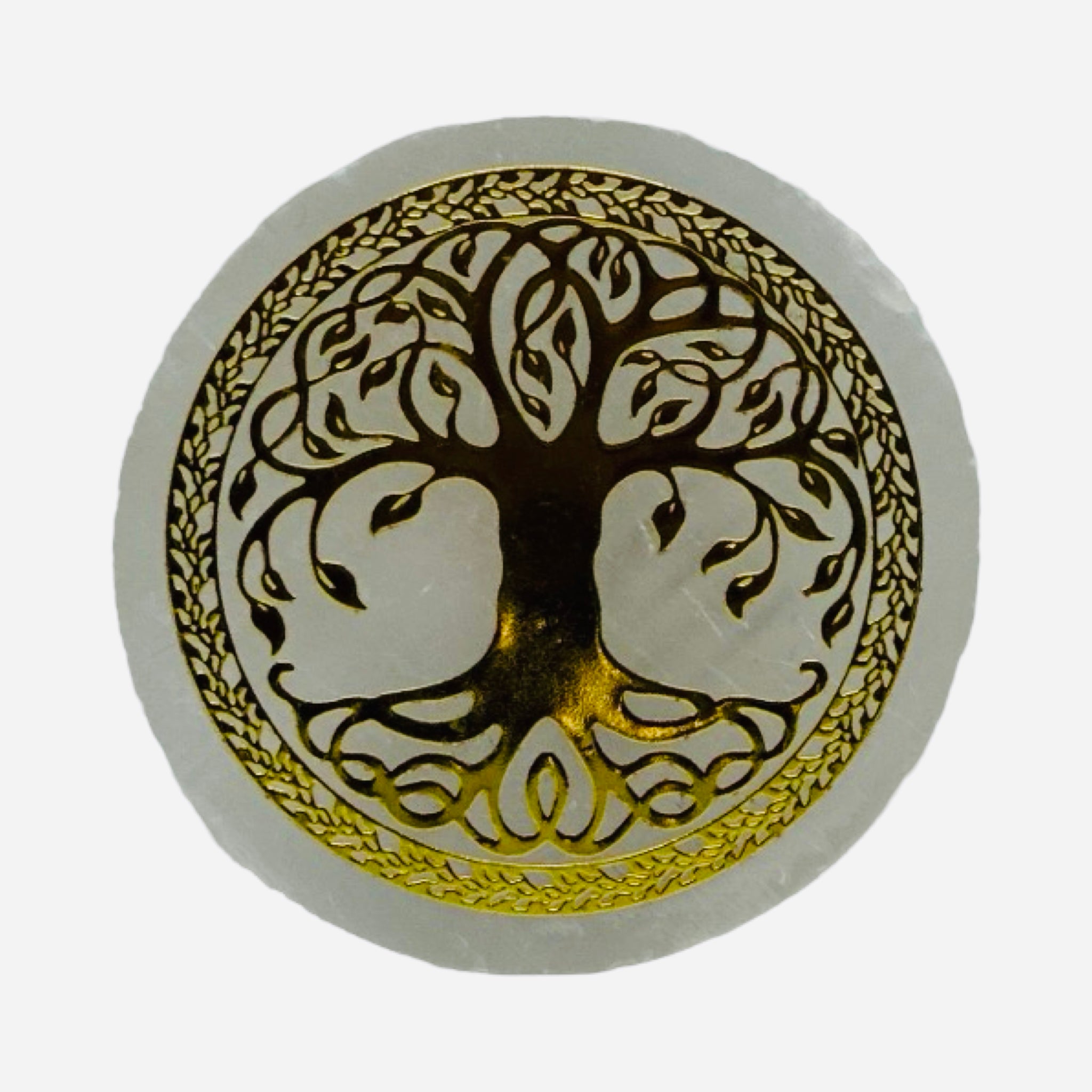 Selenite Dish Tree of life Print